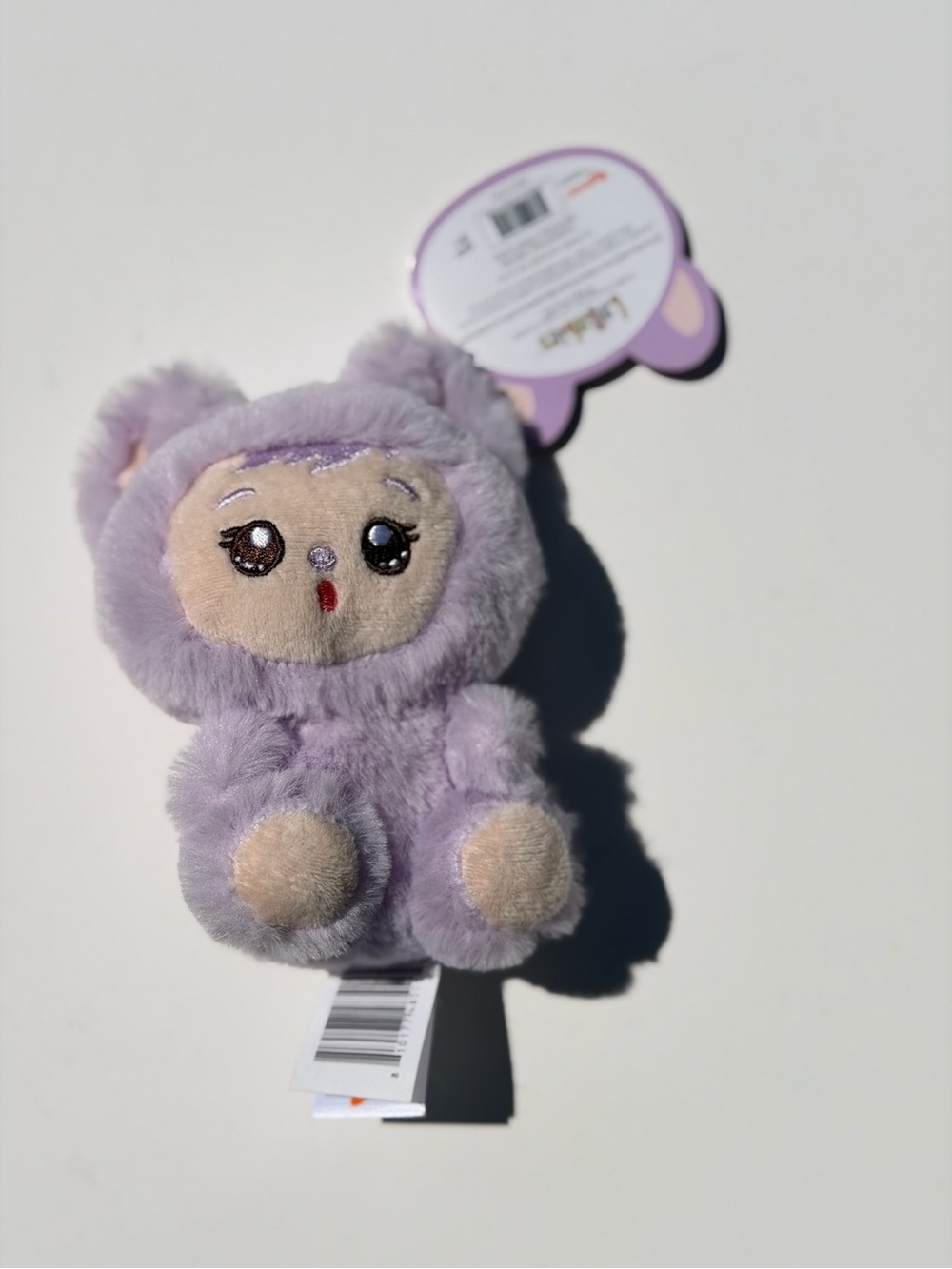 Plush Purple Bear-Like Stuffed Toy for Kids - Soft Cuddly Companion